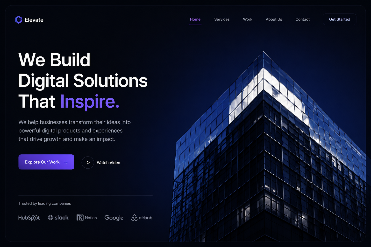 Corporate Applications Preview UI