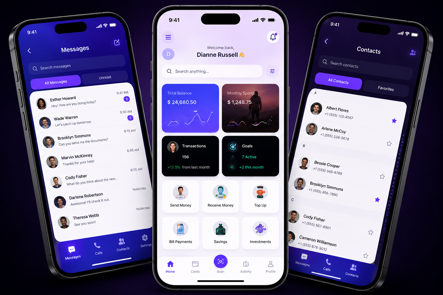 Mobile Applications Preview UI